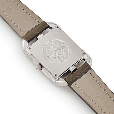腕時計 エルメス HERMES ケープコッド PM CC1.210 クオーツ レディース スクエア シルバー アラビア