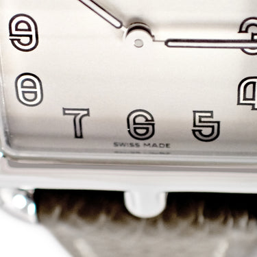 腕時計 エルメス HERMES ケープコッド PM CC1.210 クオーツ レディース スクエア シルバー アラビア