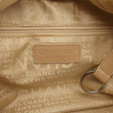 シャネル CHANEL チョコバー ベージュ キャビアスキン ハンドバッグ シルバー金具 ショルダーバッグ 肩掛け