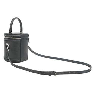 ルイヴィトン LOUIS VUITTON カンヌ M52226 ブラック エピレザー 2WAYバッグ シルバー金具 黒 バニティバッグ ショルダーバッグ 鍵1本欠品