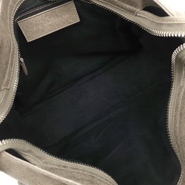 バレンシアガ BALENCIAGA ジャイアント シティ 173084 ベージュ レザー 2WAYバッグ シルバー金具 ハンドバッグ ショルダー 肩掛け ミラー付き