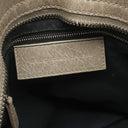 バレンシアガ BALENCIAGA ジャイアント シティ 173084 ベージュ レザー 2WAYバッグ シルバー金具 ハンドバッグ ショルダー 肩掛け ミラー付き