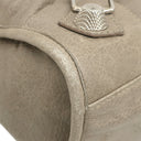 バレンシアガ BALENCIAGA ジャイアント シティ 173084 ベージュ レザー 2WAYバッグ シルバー金具 ハンドバッグ ショルダー 肩掛け ミラー付き