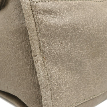 バレンシアガ BALENCIAGA ジャイアント シティ 173084 ベージュ レザー 2WAYバッグ シルバー金具 ハンドバッグ ショルダー 肩掛け ミラー付き