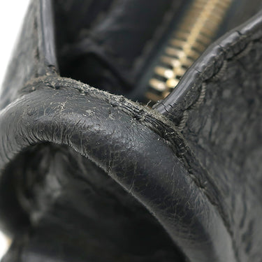 バレンシアガ BALENCIAGA ジャイアント ミニ シティ 309544 ダークグレー レザー 2WAYバッグ ゴールド金具 ハンドバッグ ショルダー ミラー欠品