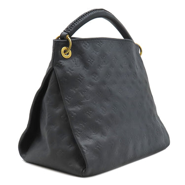 ルイヴィトン LOUIS VUITTON アーツィーMM M93448 アンフィニ モノグラムアンプラント ハンドバッグ ゴールド金具 トート 紺