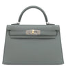 エルメス HERMES ミニケリードゥ 外縫い ヴェールアマンド ヴォーエプソン 2WAYバッグ シルバー金具 エクトラム金具 2025年製