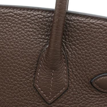 エルメス HERMES バーキン30 カフェ トリヨンクレマンス ハンドバッグ ゴールド金具 茶