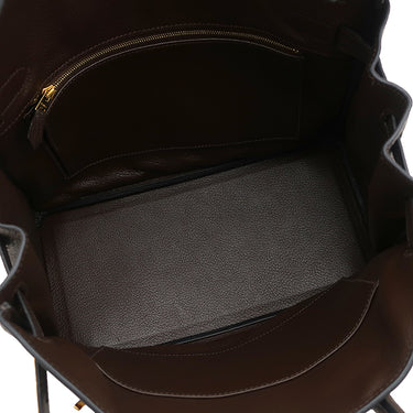 エルメス HERMES バーキン30 カフェ トリヨンクレマンス ハンドバッグ ゴールド金具 茶