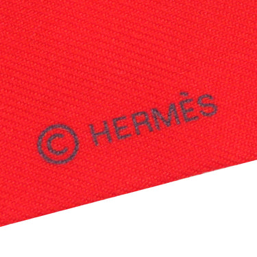 エルメス HERMES ツイリー H063782S ルージュヴィフ×ヴェール×マルチカラー シルク スカーフ 【TEA TIME/ティータイム】