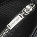 シャネル CHANEL メタル トップハンドル ブラック キャビアスキン ハンドバッグ シルバー金具 黒