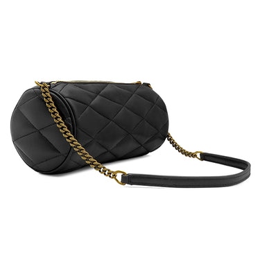 イヴ・サンローラン Yves Saint Laurent サド ミニチューブバッグ 699703 ブラック ラムスキン ショルダーバッグ ゴールド金具 YSL カサンドラロゴ キルティング