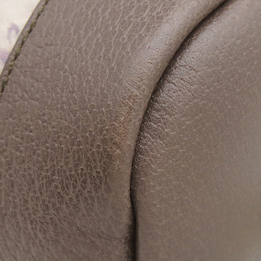 グッチ GUCCI ノースフェイス コラボ リュック 650288 ベージュ×マルチカラー ナイロン レザー リュック・デイパック シルバー金具 山 森 風景画