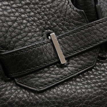 エルメス HERMES バーキン30 ブラック トリヨンクレマンス ハンドバッグ シルバー金具 黒
