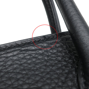 エルメス HERMES バーキン30 ブラック トリヨンクレマンス ハンドバッグ シルバー金具 黒