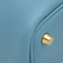 エルメス HERMES ピコタンロック 18 PM ニューブルージーン トリヨンクレマンス ハンドバッグ ゴールド金具 新品 未使用 水色 2025年製