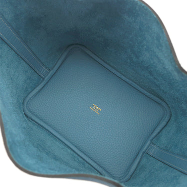 エルメス HERMES ピコタンロック 18 PM ニューブルージーン トリヨンクレマンス ハンドバッグ ゴールド金具 新品 未使用 水色 2025年製