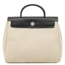 エルメス HERMES エールバッグPM 31 ブラック×ナチュラル トワルオフィシエ トワルアッシュ ヴァッシュハンター ショルダーバッグ シルバー金具 トワルGM