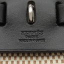 エルメス HERMES エールバッグPM 31 ブラック×ナチュラル トワルオフィシエ トワルアッシュ ヴァッシュハンター ショルダーバッグ シルバー金具 トワルGM