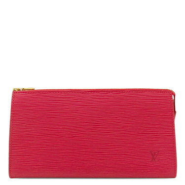 ルイヴィトン LOUIS VUITTON ポシェット アクセソワール M52957 カスティリアンレッド エピレザー アクセサリーポーチ ゴールド金具 赤 ミニバッグ