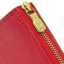 ルイヴィトン LOUIS VUITTON ポシェット アクセソワール M52957 カスティリアンレッド エピレザー アクセサリーポーチ ゴールド金具 赤 ミニバッグ