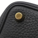 エルメス HERMES ピコタンロック 18 PM ブラック トリヨンクレマンス ハンドバッグ ゴールド金具 黒