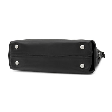 ルイヴィトン LOUIS VUITTON キャリーオール EW M13986 ブラック ラムスキン ショルダーバッグ シルバー金具 黒