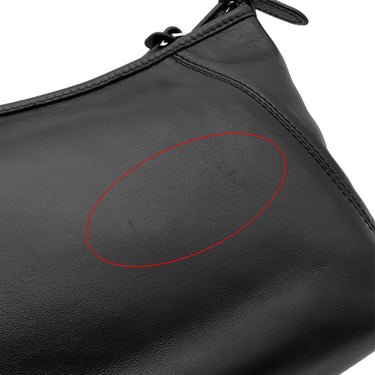 ルイヴィトン LOUIS VUITTON キャリーオール EW M13986 ブラック ラムスキン ショルダーバッグ シルバー金具 黒