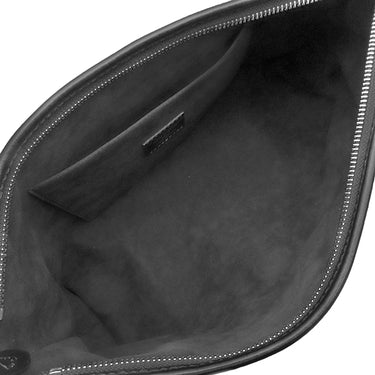 ルイヴィトン LOUIS VUITTON キャリーオール EW M13986 ブラック ラムスキン ショルダーバッグ シルバー金具 黒