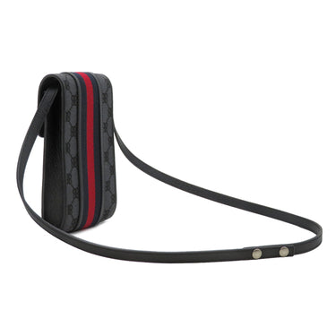 バレンシアガ BALENCIAGA BALENCIAGA × GUCCI ザ ハッカー プロジェクト 680130 ブラック キャンバス レザー ショルダーバッグ シルバー金具 グッチコラボ