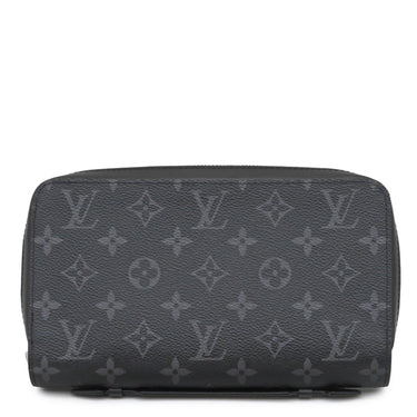 ルイヴィトン LOUIS VUITTON ジッピーXL M61698 モノグラムエクリプス モノグラムエクリプス 長財布 シルバー金具 黒 ラウンドファスナー トラベルウォレット