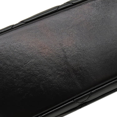 シャネル CHANEL マトラッセ 24 トップハンドル AS4544 ブラック レザー 2WAYバッグ ゴールド金具 黒 ハンドバッグ