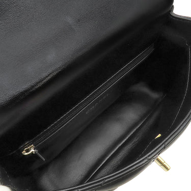 シャネル CHANEL マトラッセ 24 トップハンドル AS4544 ブラック レザー 2WAYバッグ ゴールド金具 黒 ハンドバッグ