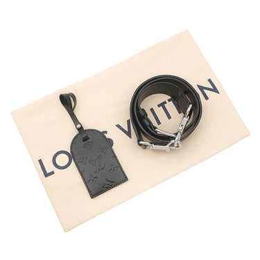 ルイヴィトン LOUIS VUITTON バガボンド ホーボー M13986 ブラック カーフ ショルダーバッグ マットシルバー金具 黒 LVロゴ×レザー