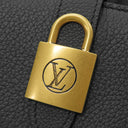 ルイヴィトン LOUIS VUITTON ポルトフォイユ ロウキー コンパクト M12408 ノワール レザー 三つ折り財布 マットゴールド金具 パドロックモチーフ 小銭入れ