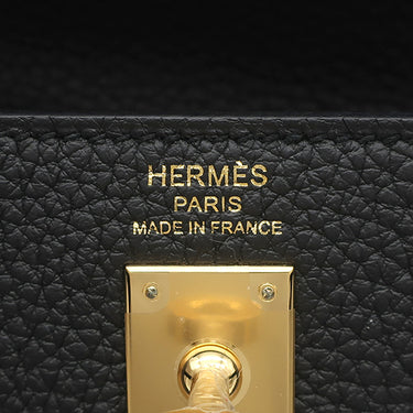 エルメス HERMES ケリー25 内縫い ブラック トゴ 2WAYバッグ ゴールド金具 新品 未使用 黒 2026年製