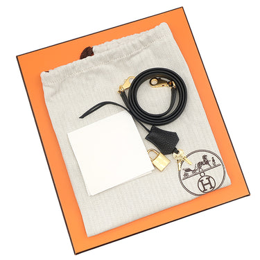 エルメス HERMES ケリー25 内縫い ブラック トゴ 2WAYバッグ ゴールド金具 新品 未使用 黒 2026年製