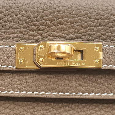 エルメス HERMES ケリー25 内縫い エトゥープ トゴ 2WAYバッグ ゴールド金具 新品 未使用 グレージュ ハンドバッグ ショルダー 2026年製