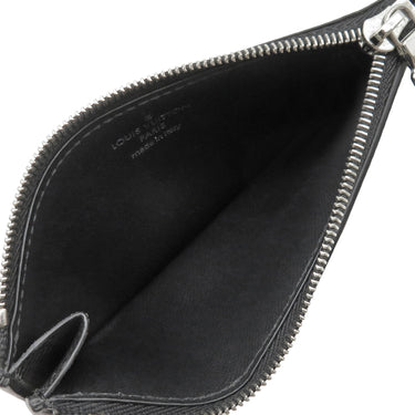 ルイヴィトン LOUIS VUITTON コインカード ホルダー M62914 アルドワーズ タイガ コインケース ゴールド金具 黒 フラグメントケース カードケース