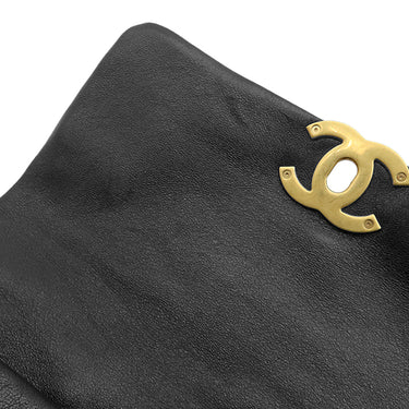 シャネル CHANEL シャネル 19 チェーンショルダー AS1160 ブラック ラムスキン ショルダーバッグ ゴールド金具 黒 ココマーク