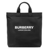 バーバリー BURBERRY ロゴ トート 8026233 ブラック ナイロン 2WAYバッグ シルバー金具 黒 ショルダー A4 大容量