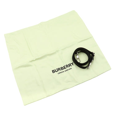 バーバリー BURBERRY ロゴ トート 8026233 ブラック ナイロン 2WAYバッグ シルバー金具 黒 ショルダー A4 大容量