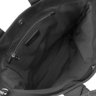 バーバリー BURBERRY ロゴ トート 8026233 ブラック ナイロン 2WAYバッグ シルバー金具 黒 ショルダー A4 大容量