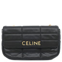 セリーヌ CELINE マトラッセ モノクローム 111273EYD.38NO ブラック レザー ショルダーバッグ ゴールド金具 黒 ロゴ チェーンショルダー チェーンバッグ