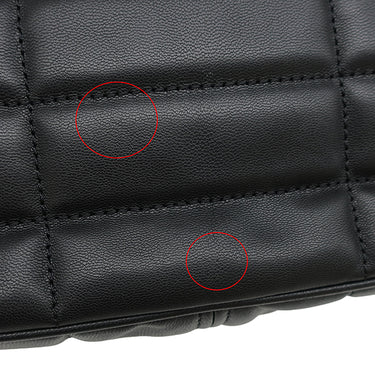 セリーヌ CELINE マトラッセ モノクローム 111273EYD.38NO ブラック レザー ショルダーバッグ ゴールド金具 黒 ロゴ チェーンショルダー チェーンバッグ