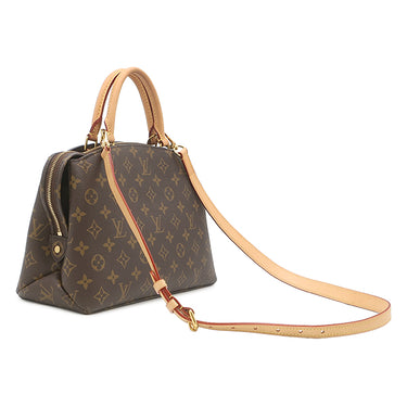 ルイヴィトン LOUIS VUITTON プティ パレ PM M45900 モノグラム モノグラムキャンバス 2WAYバッグ ゴールド金具 茶 赤 ハンドバッグ ショルダー