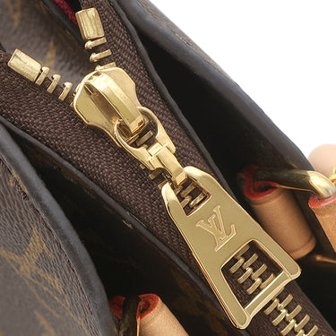 ルイヴィトン LOUIS VUITTON プティ パレ PM M45900 モノグラム モノグラムキャンバス 2WAYバッグ ゴールド金具 茶 赤 ハンドバッグ ショルダー
