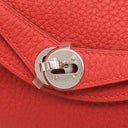 エルメス HERMES リンディ 2 ミニ 20 ルージュラデュー トリヨンクレマンス ショルダーバッグ シルバー金具 赤 2026年製
