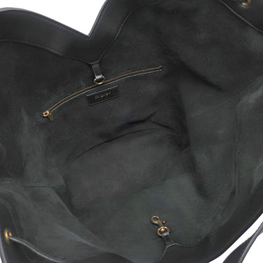 サンローラン SAINT LAURENT Y ホーボー 833160 ブラック レザー トートバッグ ゴールド金具 黒 Yバッグ トート