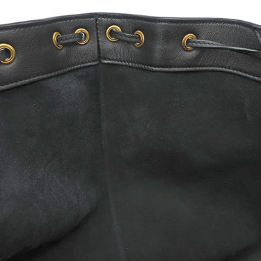 サンローラン SAINT LAURENT Y ホーボー 833160 ブラック レザー トートバッグ ゴールド金具 黒 Yバッグ トート